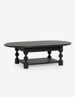 Topia Oval Coffee Table By Ginny Macdonald -Lulu Andgeorgia Shop TopiaOvalCoffeeTablebyGinnyMacdonald Black A0656510 592 Product