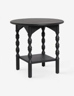 Topia Round Side Table By Ginny Macdonald -Lulu Andgeorgia Shop TopiaRoundSideTablebyGinnyMacdonald Black A06565111