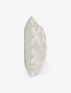 Gayel Linen Pillow, 22" X 22", Natural -Lulu Andgeorgia Shop V250031 2