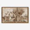 View Of A Villa Wall Art By Giambattista Tiepolo -Lulu Andgeorgia Shop ViewofVillaBronzeGoldFrame
