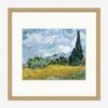 Wheat Field With Cypress Wall Art