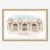 Watercolor Of The Met Museum Wall Art -Lulu Andgeorgia Shop WMETLG0057