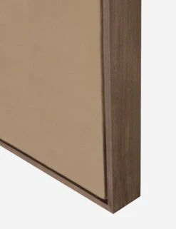 Organic Silkscreen No. 5 Wall Art By Visual Contrast -Lulu Andgeorgia Shop Walnutframeprofile Khakicanvas 89a6fd00 484d 409f 964a ddf89d176498