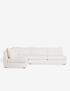 Winona Armless Sectional Sofa -Lulu Andgeorgia Shop WinonaArmless3PieceChaiseSectionalLAF NevisIvory 12857 SITECROP