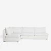 Winona Armless Sectional Sofa -Lulu Andgeorgia Shop WinonaArmless3PieceChaiseSectionalLAF WhitePerformance 12857