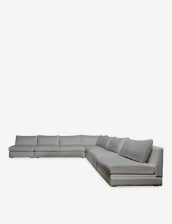 Winona Armless Corner Sectional Sofa 39 Winona Armless Corner Sectional Sofa -Lulu Andgeorgia Shop WinonaArmless5PieceCornerSectional KleinSilver 12839 SITECROP