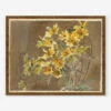 Yellow/Orange Flower With Border Print By Hannah Borger Overbeck