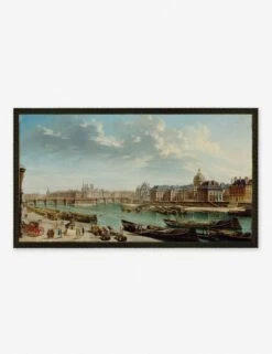 A View Of Paris With The Ile De La Cité Wall Art By Jean-Baptiste Raguenet -Lulu Andgeorgia Shop a view of paris black frame