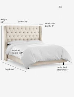 Admina Bed -Lulu Andgeorgia Shop admina bed talc full
