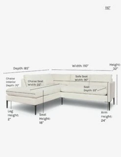 Allisen Bumper Sectional Sofa -Lulu Andgeorgia Shop allisen lef bumper sand 110