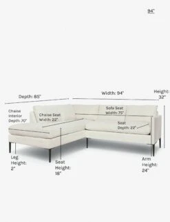 Allisen Bumper Sectional Sofa -Lulu Andgeorgia Shop allisen lef bumper sand 94
