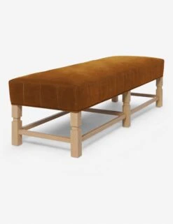 Ambleside Bench By Ginny Macdonald -Lulu Andgeorgia Shop ambleside bench velvet cognac 3 3938644d 21df 4fde 86fd 6889fba1be00