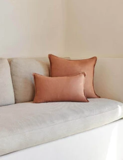 Arlo Linen Pillow -Lulu Andgeorgia Shop arlo pillow vignettes 6653 site crop 2 rust dfd706da 96c7 4ef7 b0a6 7dd31462f890