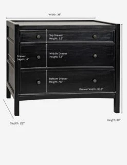 Artesia Dresser -Lulu Andgeorgia Shop artesia dresser black 1