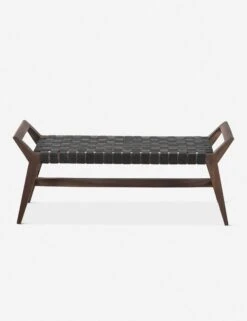 Glendora Leather Bench