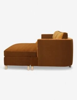 Belmont Sectional Sofa By Ginny Macdonald -Lulu Andgeorgia Shop belmont sectional velvet cognac 5 rtf a239f3da 157e 44dd ae90 5655ed0c03c7