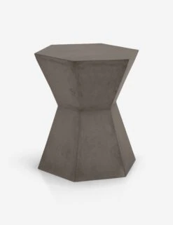 Kai Indoor/Outdoor Side Table -Lulu Andgeorgia Shop bento accent table slate grey concrete dark 1 02