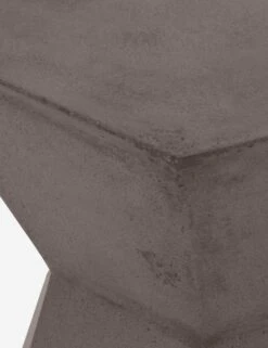 Kai Indoor/Outdoor Side Table -Lulu Andgeorgia Shop bento accent table slate grey concrete dark 2 01