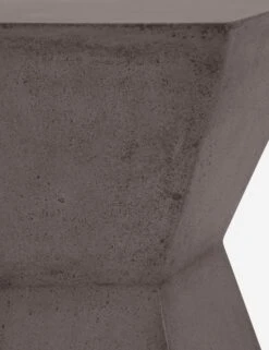 Kai Indoor/Outdoor Side Table -Lulu Andgeorgia Shop bento accent table slate grey concrete dark 2 02
