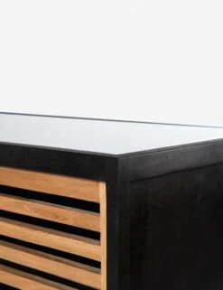 Blythe Media Console -Lulu Andgeorgia Shop blythe media console black and oak 1