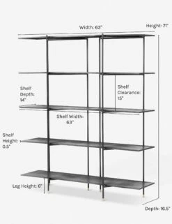 Ceil Bookcase -Lulu Andgeorgia Shop ceil bookcase
