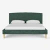 Chase Platform Bed -Lulu Andgeorgia Shop chase curved platform bed conifer green 5 c2f586ff 2361 41c8 9c06 4330ab77669e