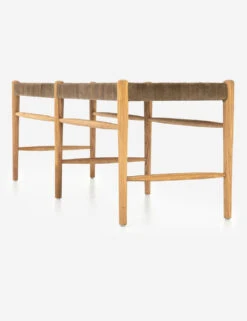 Tess Leather Bench -Lulu Andgeorgia Shop cird 372m1 083 det 1 1