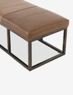 Kabina Leather Bench -Lulu Andgeorgia Shop cken 147a8 208 det 3