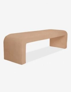 Tate Bench -Lulu Andgeorgia Shop curved bench buff como 2