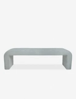 Tate Bench -Lulu Andgeorgia Shop curved bench dove como 1