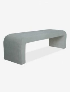 Tate Bench -Lulu Andgeorgia Shop curved bench dove como 2