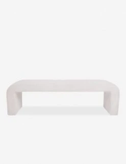Tate Bench -Lulu Andgeorgia Shop curved bench opt. white leibco 1
