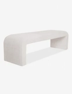 Tate Bench -Lulu Andgeorgia Shop curved bench opt. white leibco 2