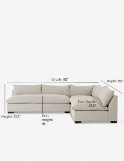 Decima Sectional Sofa 33 Decima Sectional Sofa -Lulu Andgeorgia Shop decima corner sectional sofa oatmeal