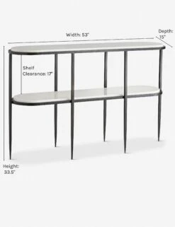 Elton Console Table By Arteriors -Lulu Andgeorgia Shop elton console
