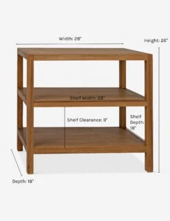 Emmeline Nightstand -Lulu Andgeorgia Shop emmeline gold teak