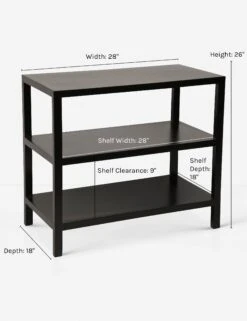 Emmeline Nightstand -Lulu Andgeorgia Shop emmeline hand rubbed black