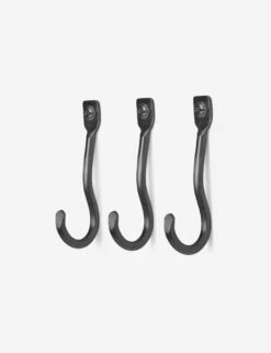 Curvature Wall Hook (Set Of 3) By Ferm Living -Lulu Andgeorgia Shop fermLIVING SS21 CurvatureHooks 1104263936 1