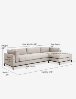 Fritzie Sectional Sofa -Lulu Andgeorgia Shop fritzie natural dims