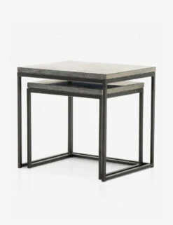 Ginette Nesting Side Tables -Lulu Andgeorgia Shop ginette nesting end tables gray 2 1564991625 1