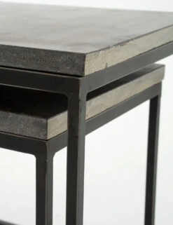 Ginette Nesting Side Tables -Lulu Andgeorgia Shop ginette nesting end tables gray 7 1