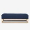 Grasmere Bench By Ginny Macdonald -Lulu Andgeorgia Shop grasmere bench linen dark blue