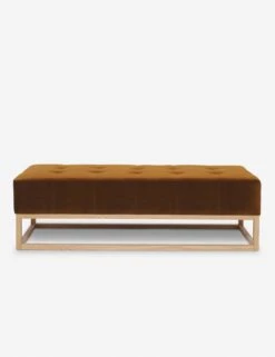 Grasmere Bench By Ginny Macdonald -Lulu Andgeorgia Shop grasmere bench velvet cognac
