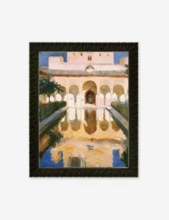 Hall Of The Ambassadors, Alhambra, Granada' Wall Art By Joaquin Sorolla Y Bastida -Lulu Andgeorgia Shop hall of ambassadors black frame