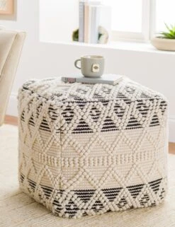 Eulia Square Pouf 4 Eulia Square Pouf -Lulu Andgeorgia Shop hgpf007 styleshot 201