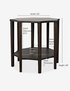 Ivone Side Table -Lulu Andgeorgia Shop ivone ebony walnut 35885c12 dbc5 4da2 a476 62bae43aad39