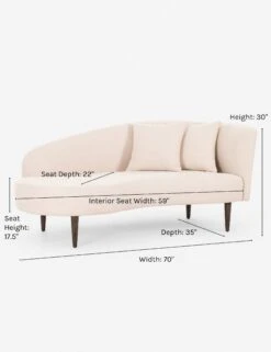 Jodie Chaise -Lulu Andgeorgia Shop jody right facing chaise