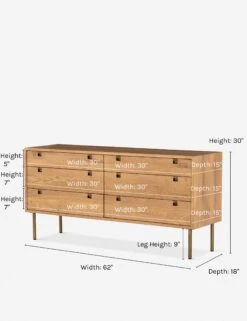 Karma 6-Drawer Dresser -Lulu Andgeorgia Shop karma 6 drawer dresser