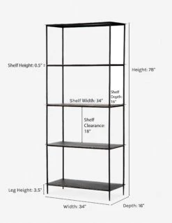 Kirby Bookcase -Lulu Andgeorgia Shop kirby bookcase