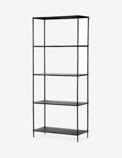 Kirby Bookcase -Lulu Andgeorgia Shop kirby bookshelf rubbed black